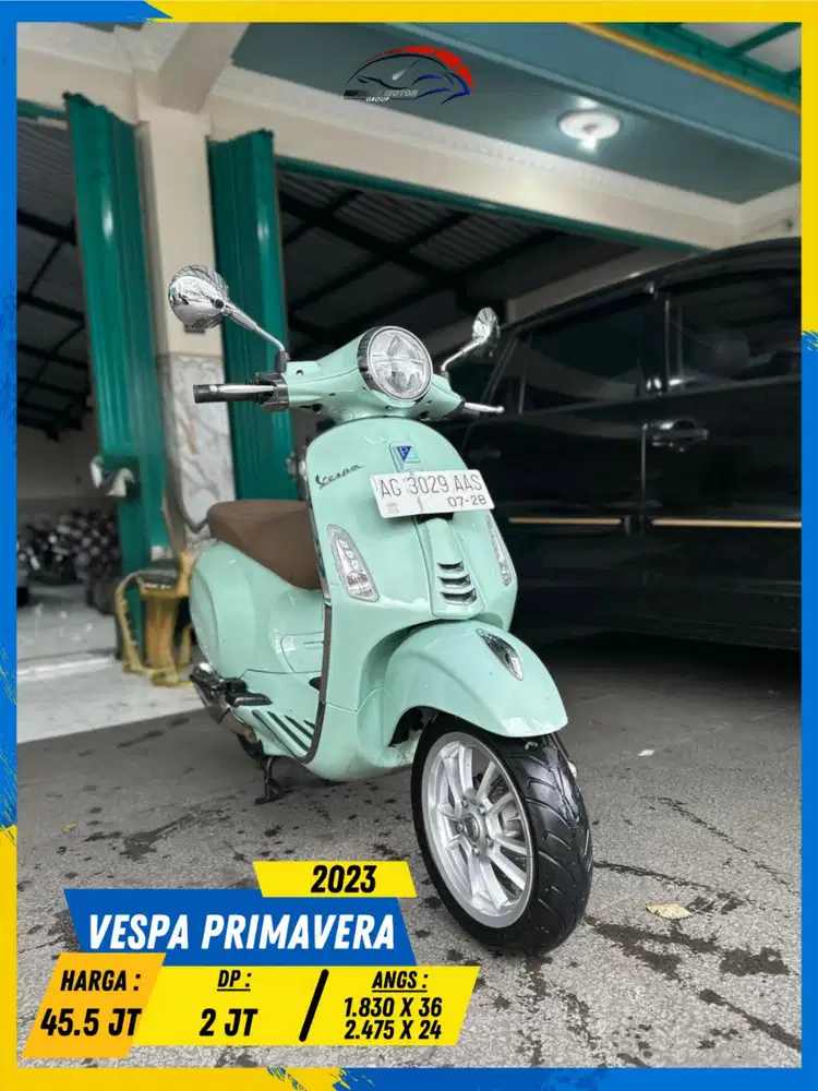 VESPA PRIMAVERA 2023 PLAT AG MURAH BOSSKU HIKMAH MOTOR KEPUH MALANG