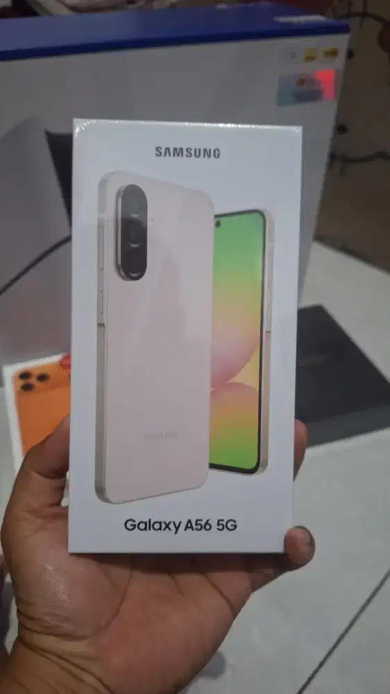 Samsung galaxy A56 5G 12/256 Light Pink baru garansi resmi