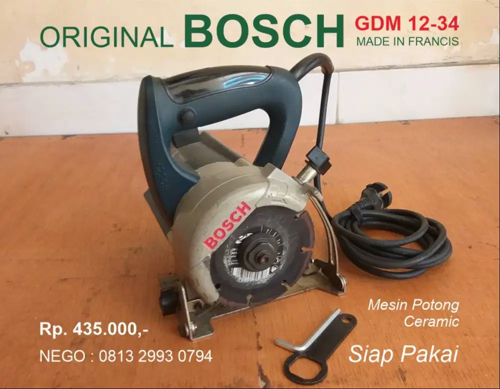 Mesin Potong Keramik Bosch GDM 12-34 Original