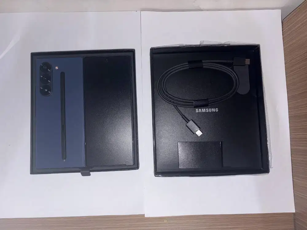 Samsung Galaxy Fold 6 with S Pen Blue Navy x Pemakaian Pribadi FULLSET