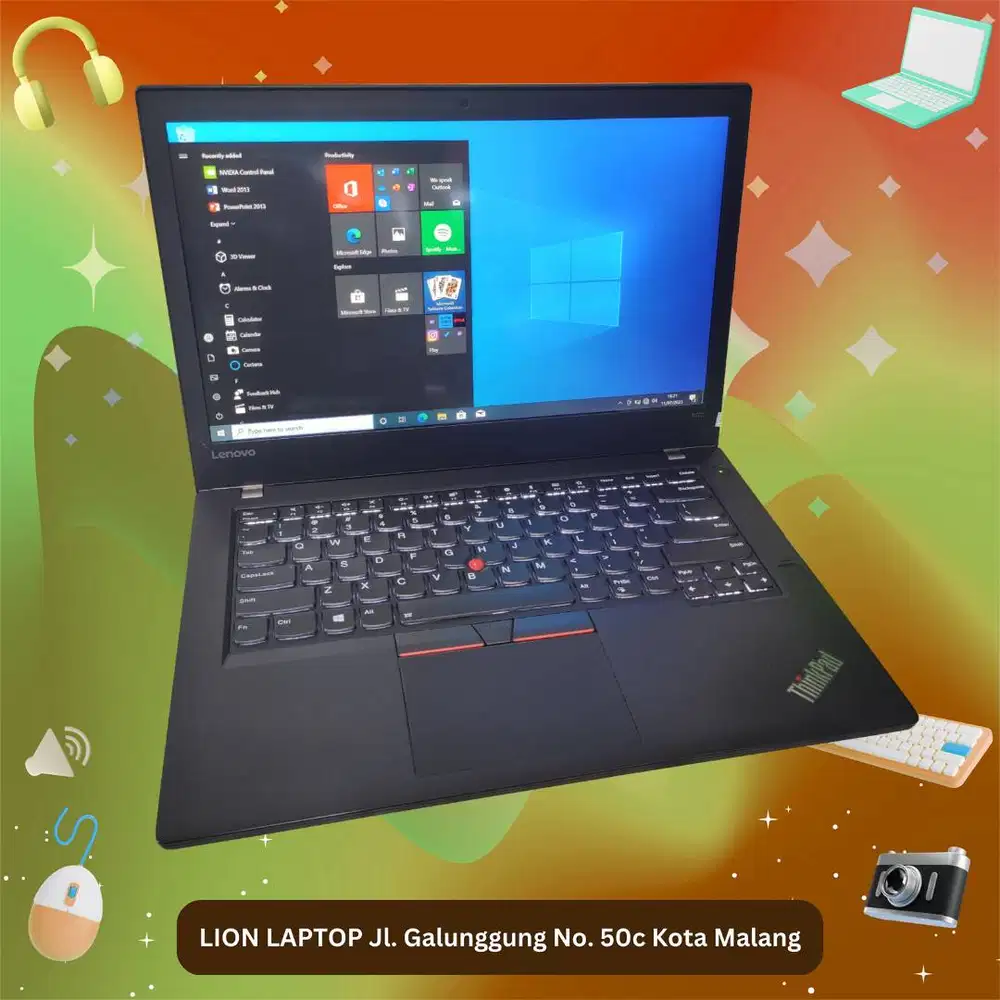 RAM 8GB SSD 256GB i5 Touchscreen Lenovo Thinkpad T470 [18|11]