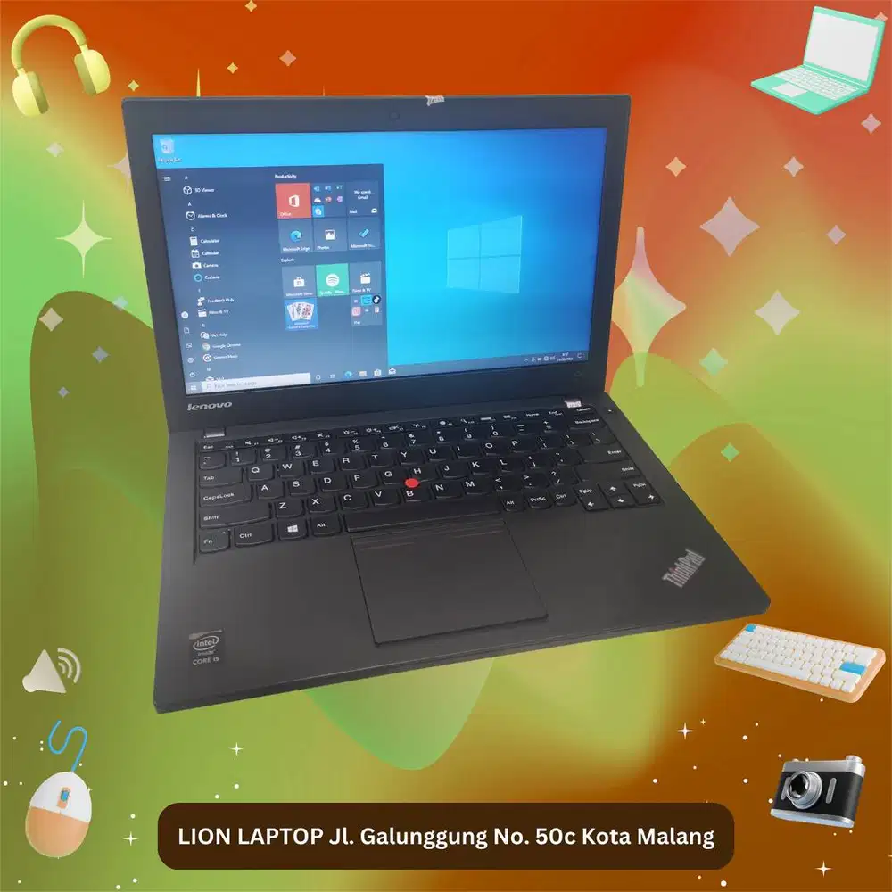 RAM 8GB SSD 256GB Core i5 Murah Lenovo Thinkpad X240 [18|11]