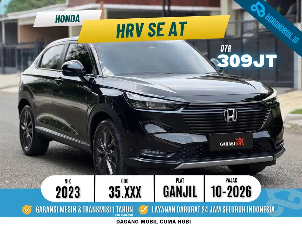 Istimewa Honda HRV SE AT 2023 Matic Hitam Bensin