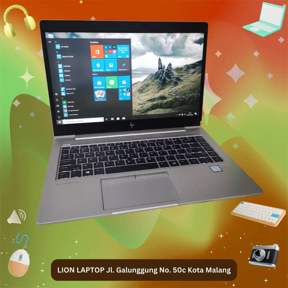 Core i5 Gen 8 RAM 8GB SSD 256GB HP Elitebook 840 G5 [18|11]