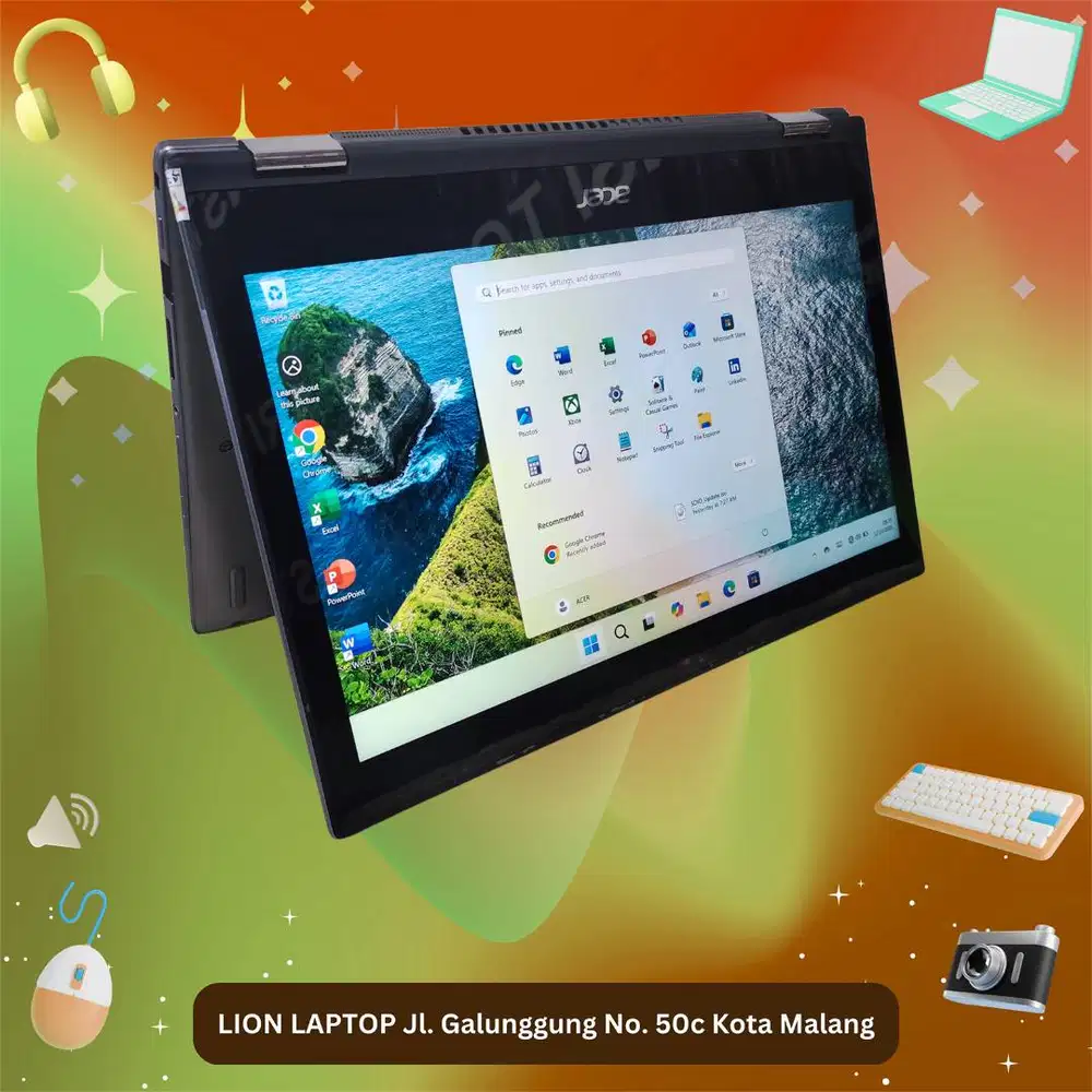 2 in 1 Flip Core i5 Gen 8 8/256 Acer Spin SP513-52N [18|11]