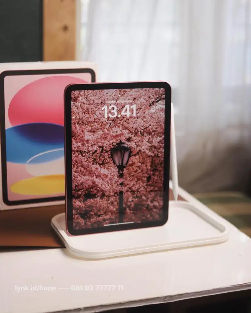 iPad Gen 10 64GB PINK IBOX BONUS PENCIL MULUS BH 96% FULLSET ORIGINAL