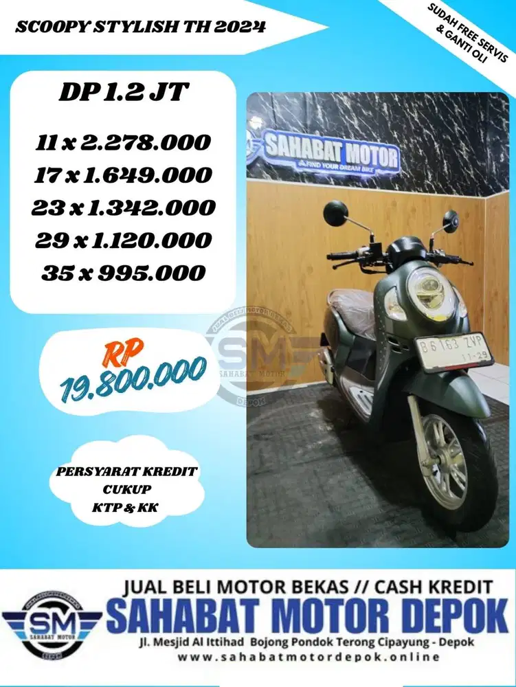 HONDA SCOOPY STYLISH TH 2024