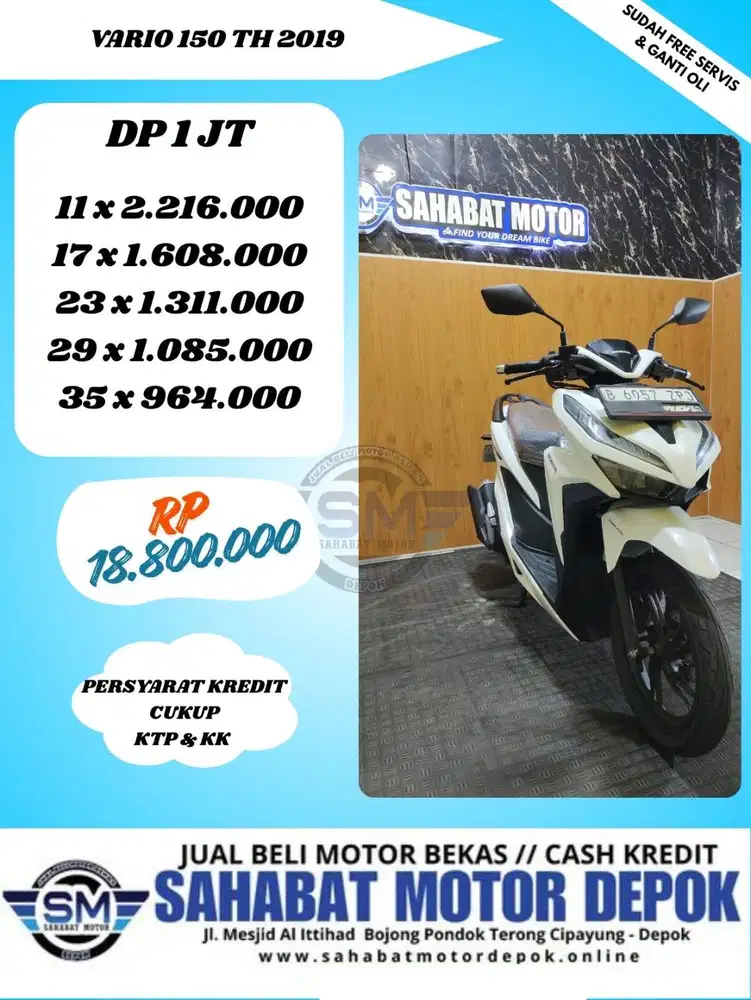 HONDA VARIO 150 KEYLESS TH 2019