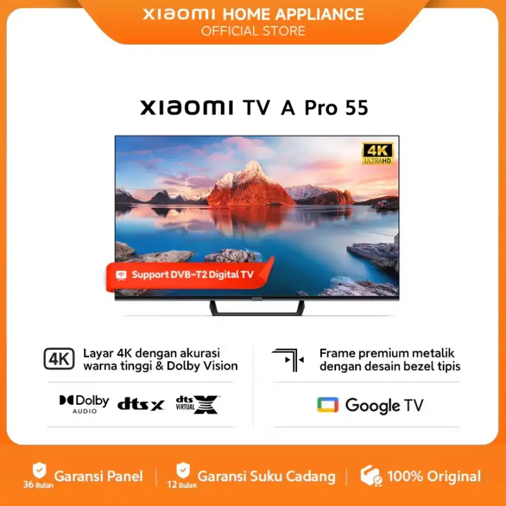 Xiaomi TV GOoGLE ANDROID A55 NEW SEGEL