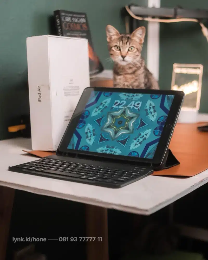 iPad Gen 9 64GB Silver BONUS CASE KEYBOARD TG TERMURAH LAYAK PAKAI