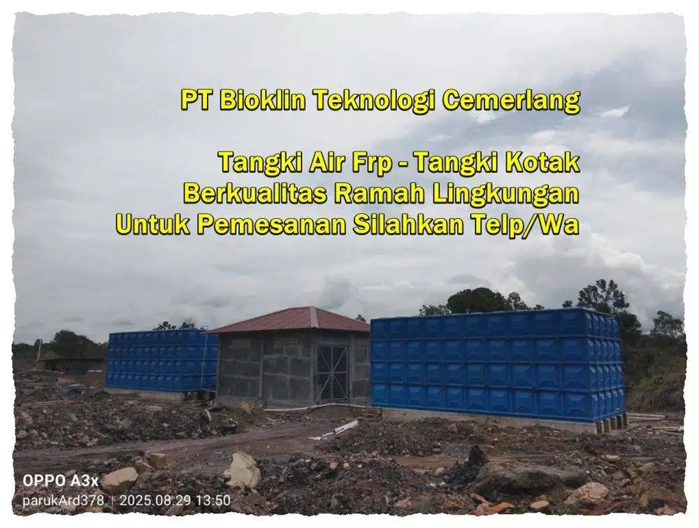 TANGKI AIR - GROUND TANK - TANGKI PANEL - PANEL TANK - TANGKI PANEL