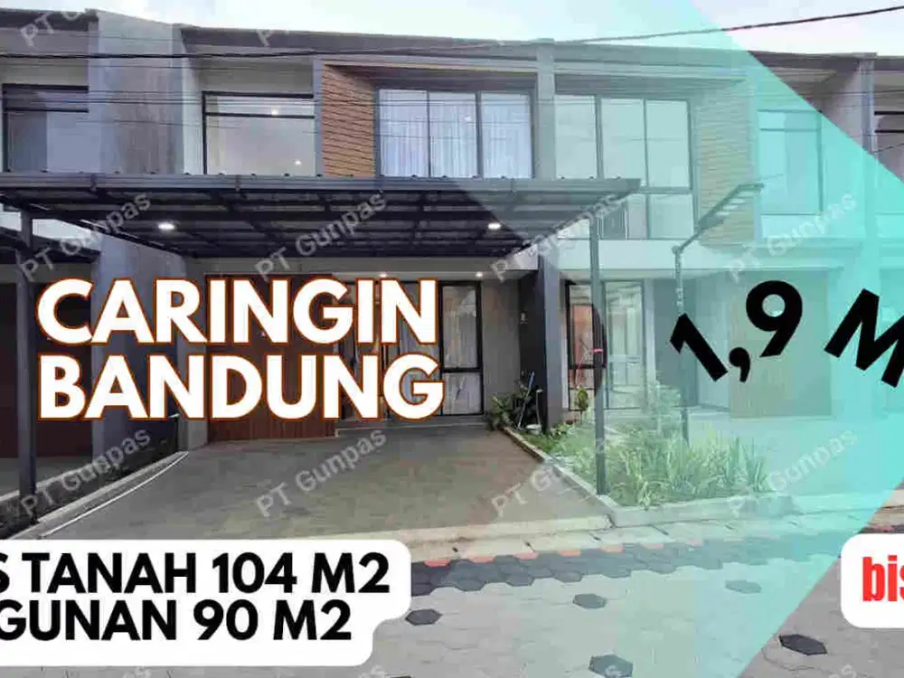 rumah siap huni di cluster tengah kota bandung bisa kpr