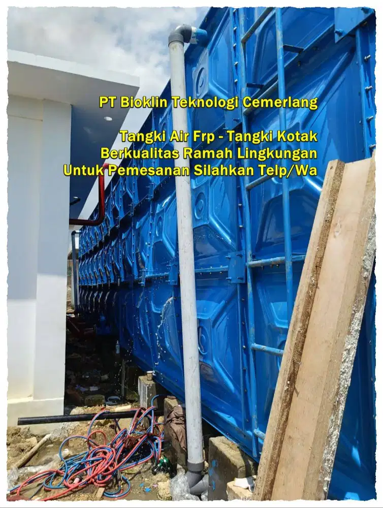 TANGKI AIR FIBERGLASS - GROUND TANK - PANEL FRP - ROOF TANK FRP