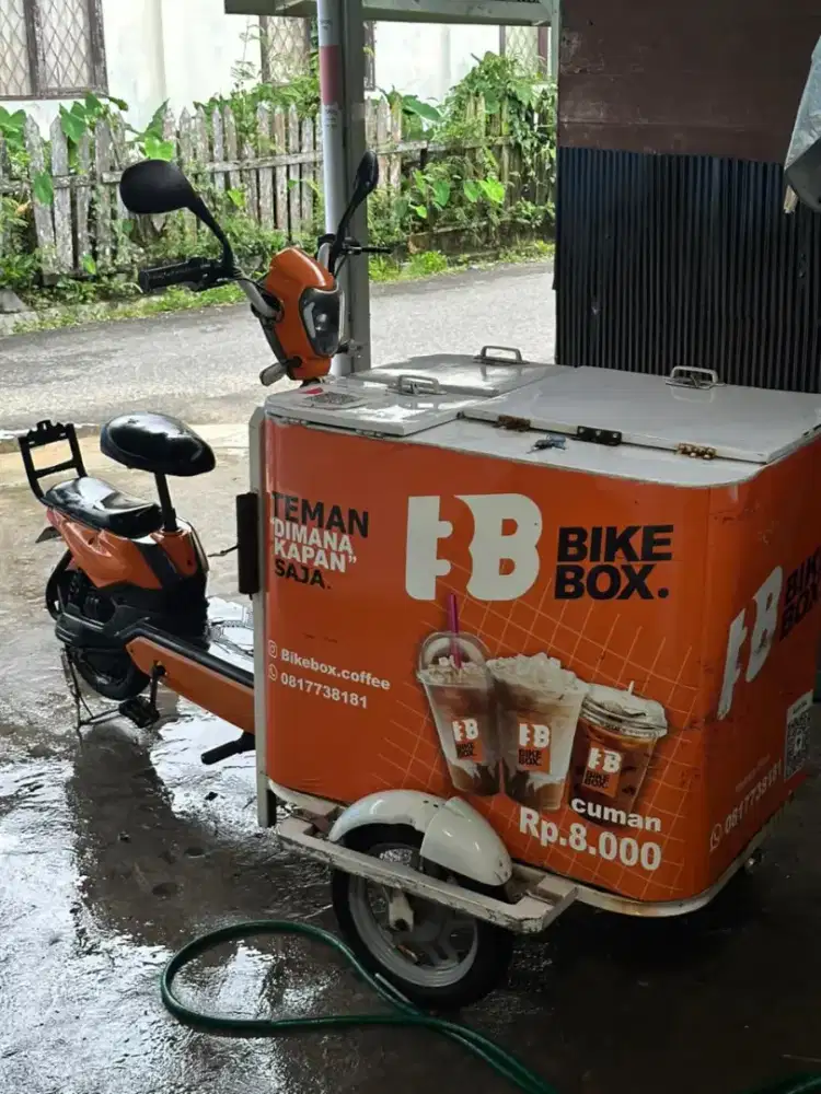 Sepeda listrik Gerobak Kopi