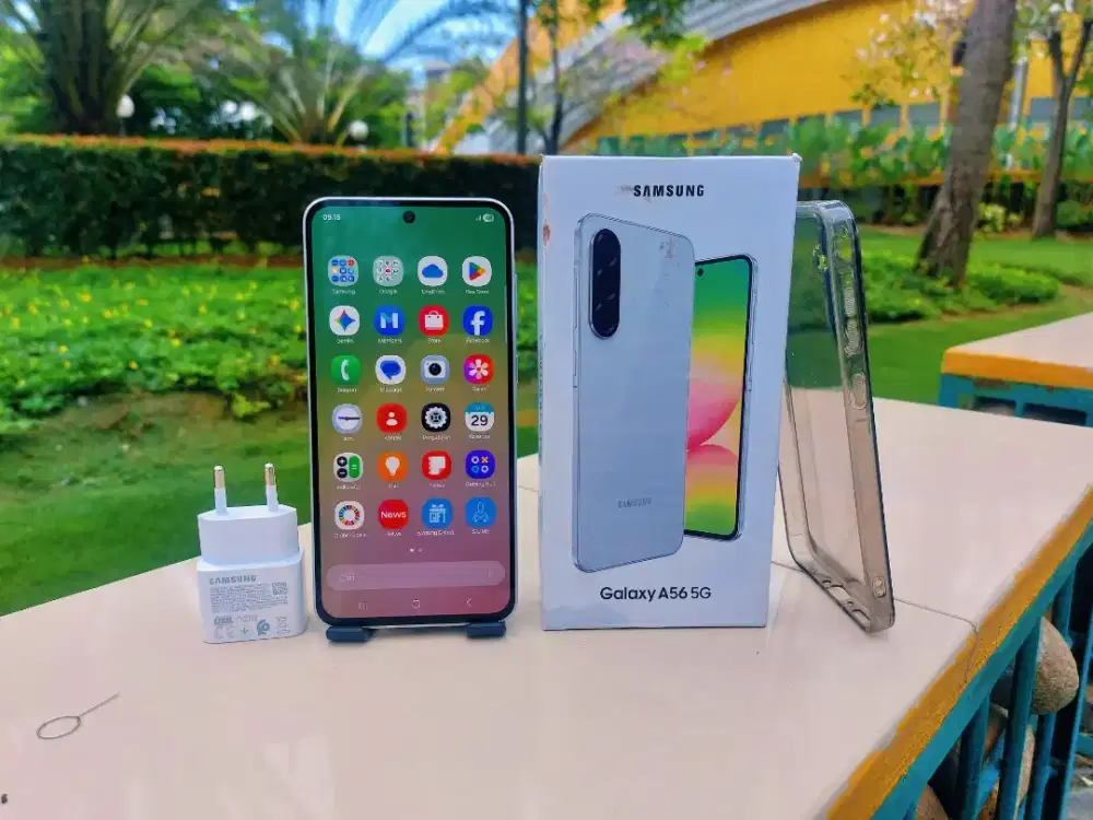 Samsung A56 5G 8/256 LightGray Mulus 99% Garansi Resmi 10 bln