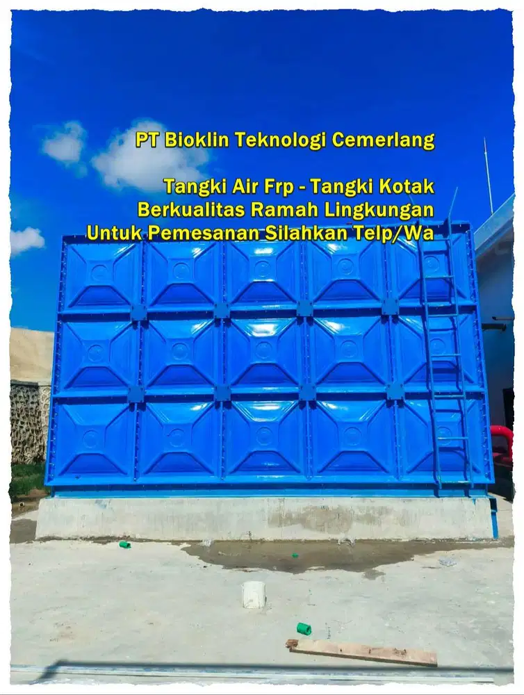 Tangki Panel -Tangki Air Fiberglass-Roof Tank Tangki Air Kotak -Toren