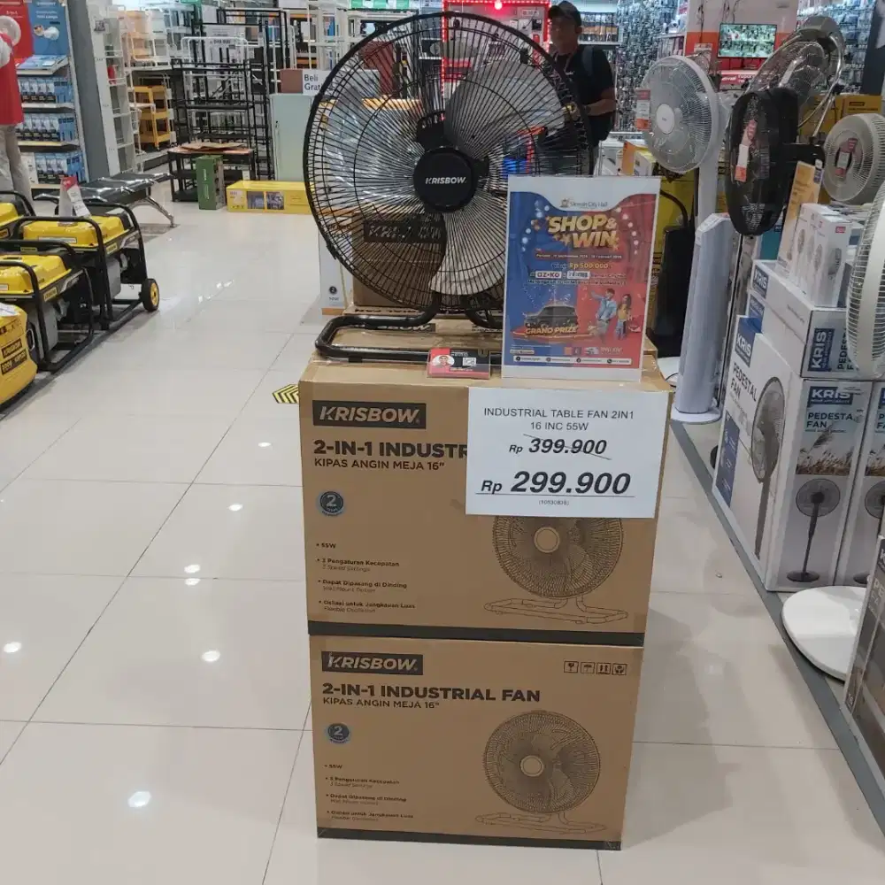 Kipas angin meja krisbow