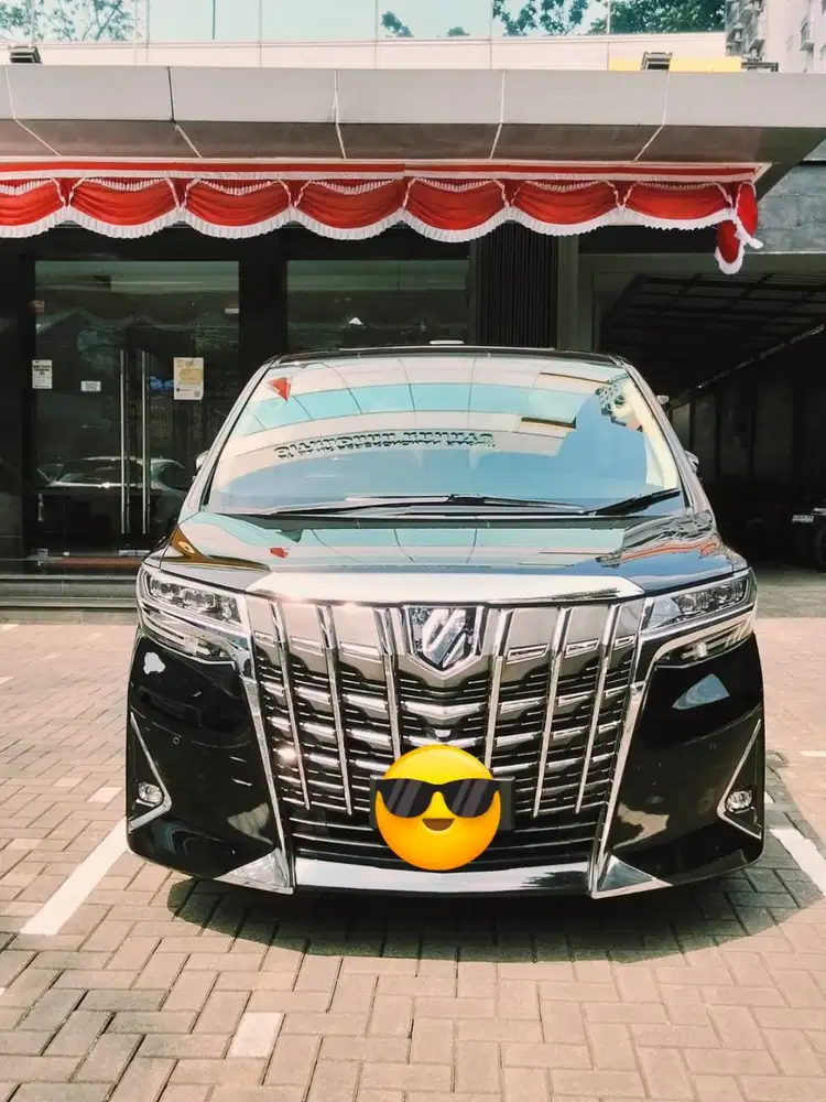 DIJUAL TOYOTA ALPHARD HITAM - 2018 - AUTOMATIC