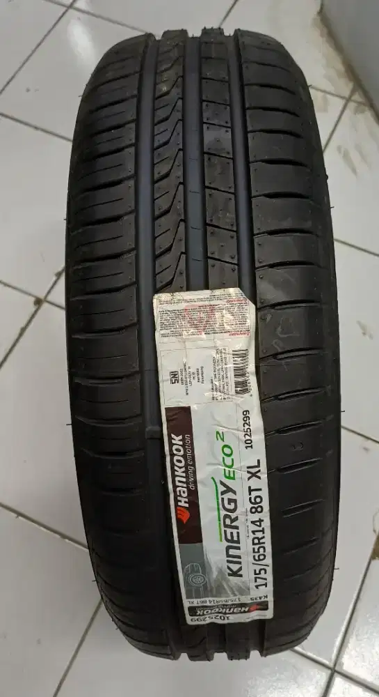 Ban HANKOOK KINERGY 175 65 R14  untuk mobil Sigra, Calya, Brio, Agya