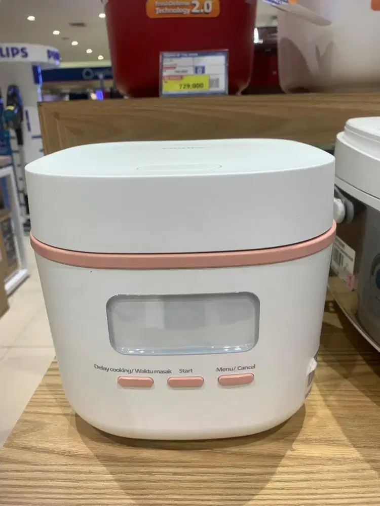 RICE COOKER PHILIPS WHITE PINK