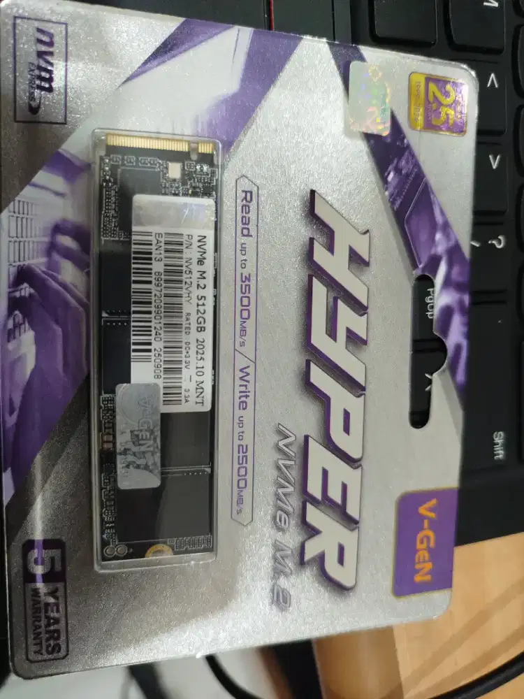 Sed vgen nvme m2 512gb baru