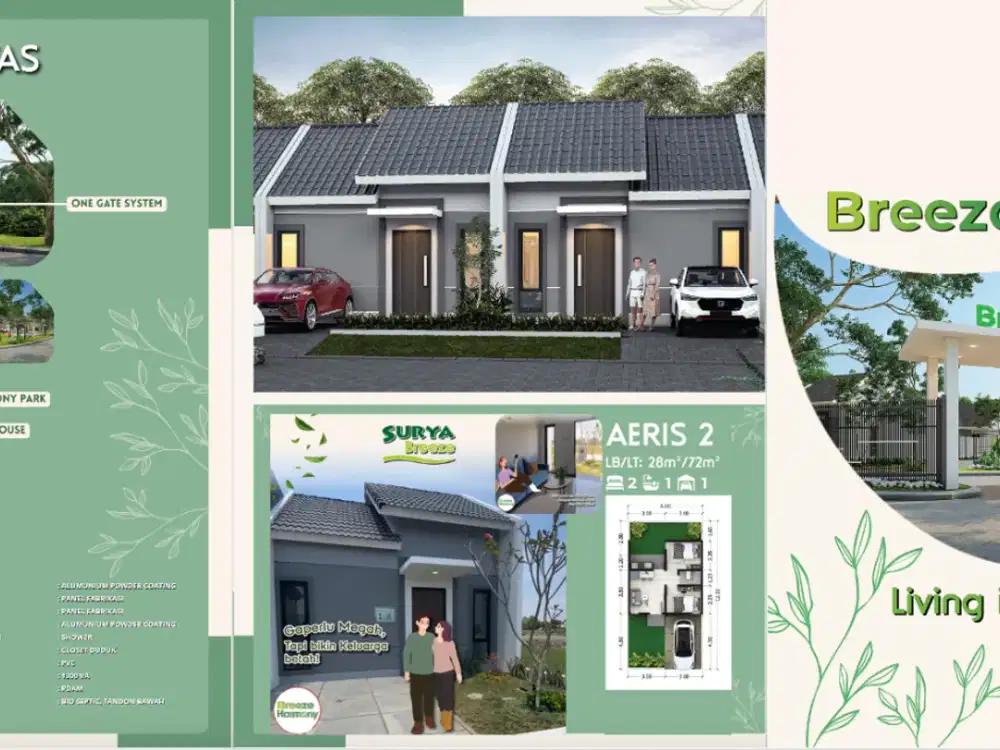 Surya Breeze Harmony Sidoarjo - JayaLand (Compact City with Green Development) - UTJ 5 Jt