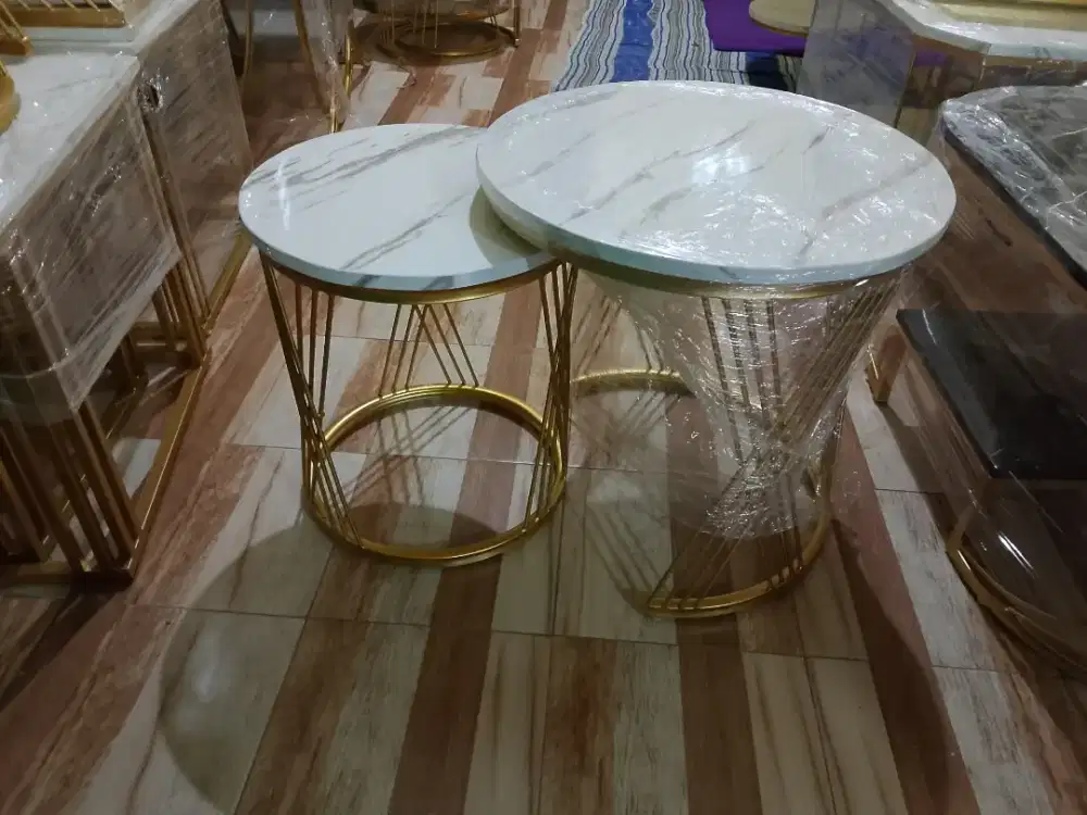 Meja Tamu Besi 2susun