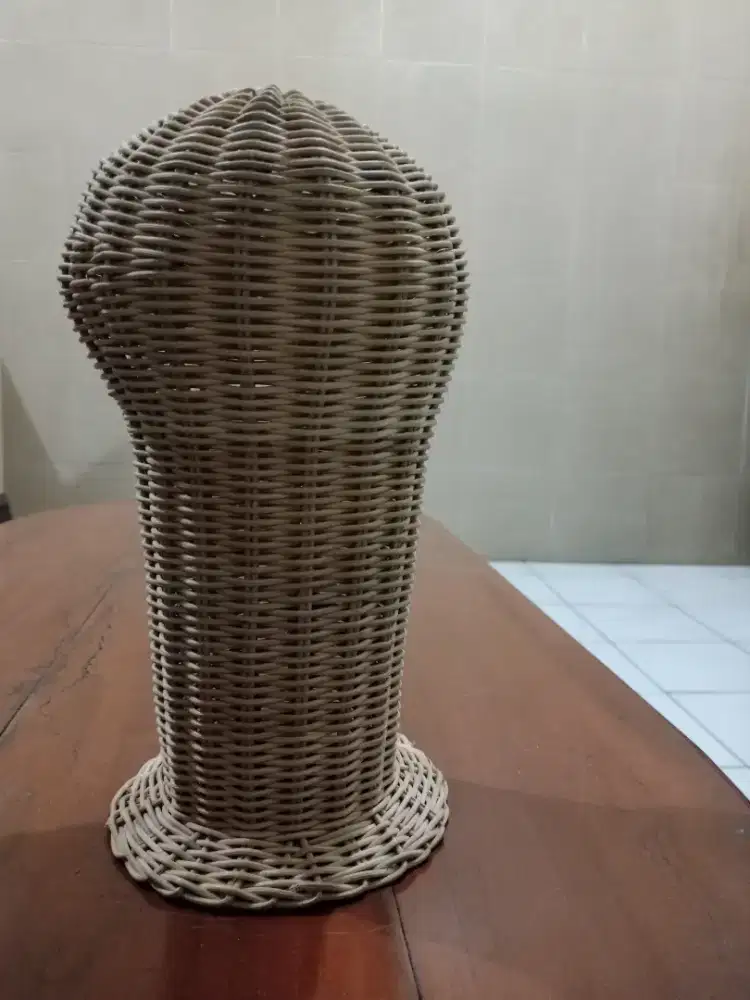 Manekin Kepala Rotan (Rambut)