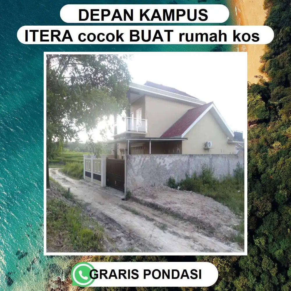 TANAH DEKAT RS AIRAN RAYA DAN KAMPUS ITERA