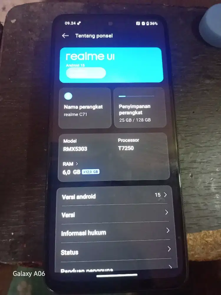 Realme C71 ram 6+12/128gb NFC