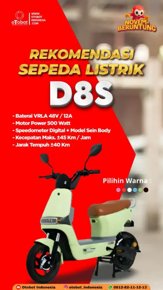SEPEDA LISTRIK D8S UWINFLY