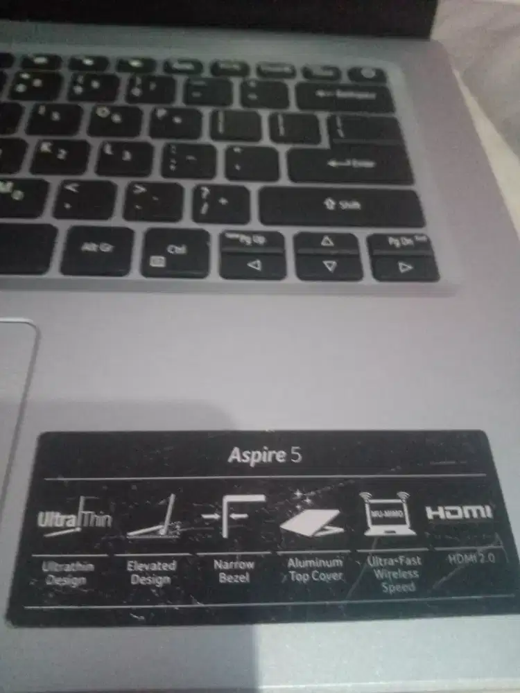 LAPTOP ACER ASPIRE 5 KONDISI TIDAK HIDUP