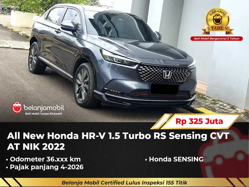 [ GARANSI 5TH ] Honda HRV HR-V HR V 1.5 Turbo RS Sensing 2022/2023