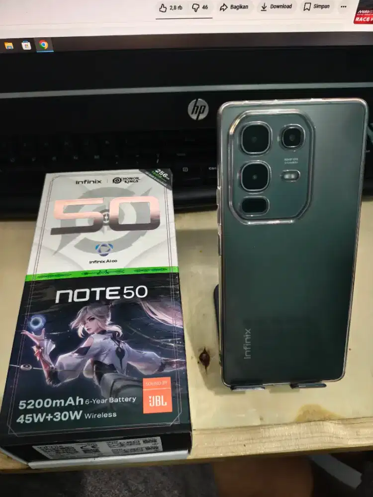 Infinix Note 50 4G 8/258 Like New