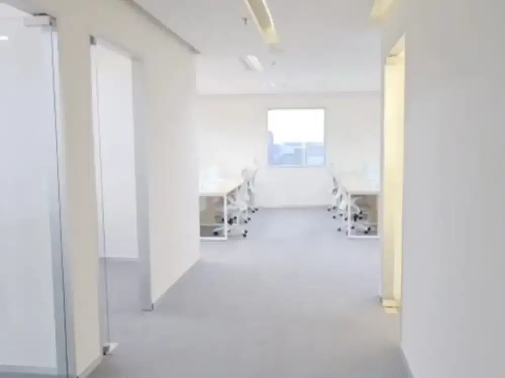 SEWA KANTOR FURNISH WISMA 46 117sqm SUDAH LENGKAP