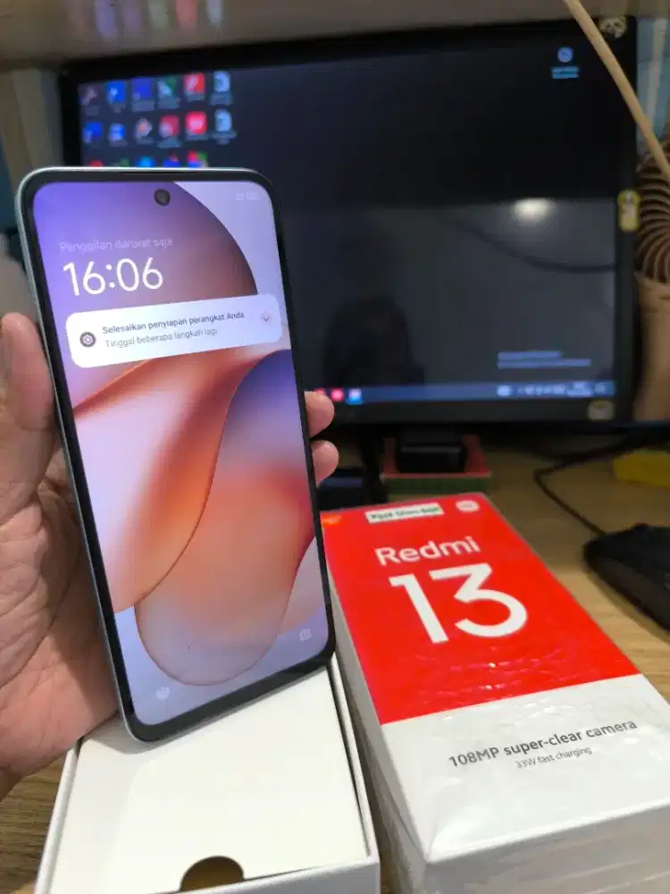 Di jual HP xiaomi redmi13 fulset original no minus ram 8+128