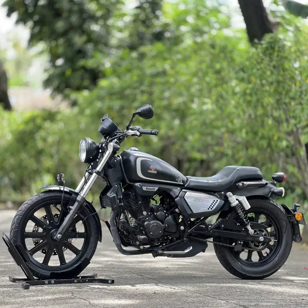 BENELLI MOTOBI 200 EVO 2021 BLACK KM LOW PAJAK PANJANG FULL MULUS