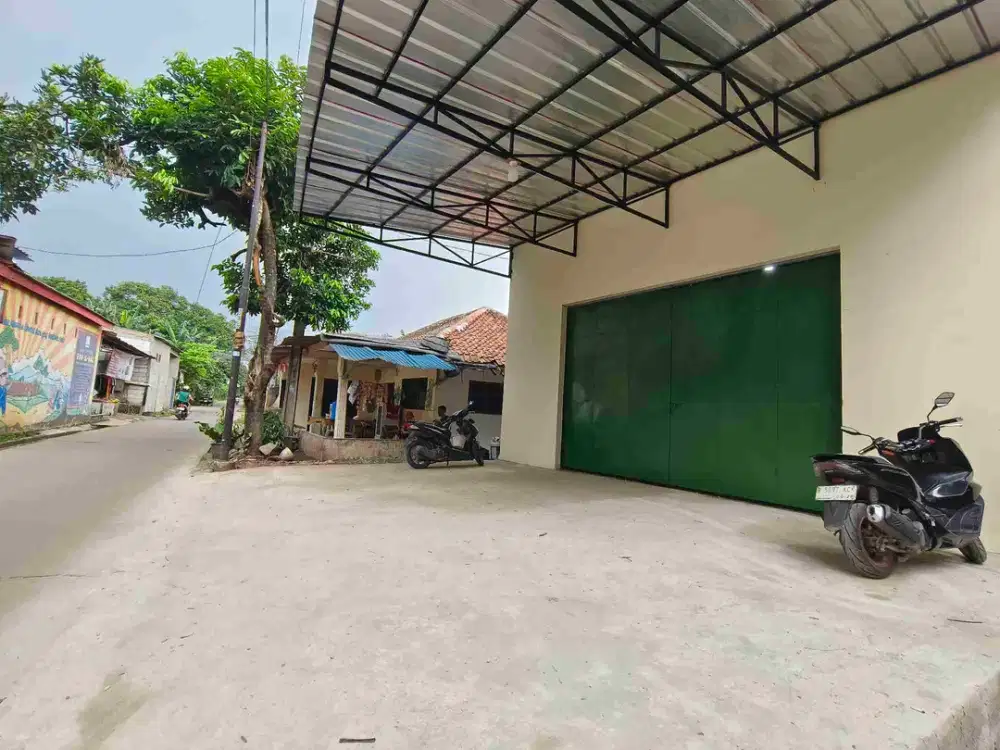 DISEWAKAN GUDANG BARU LUAS 400 MTR AKSES TRUCK BAN DOUBLE