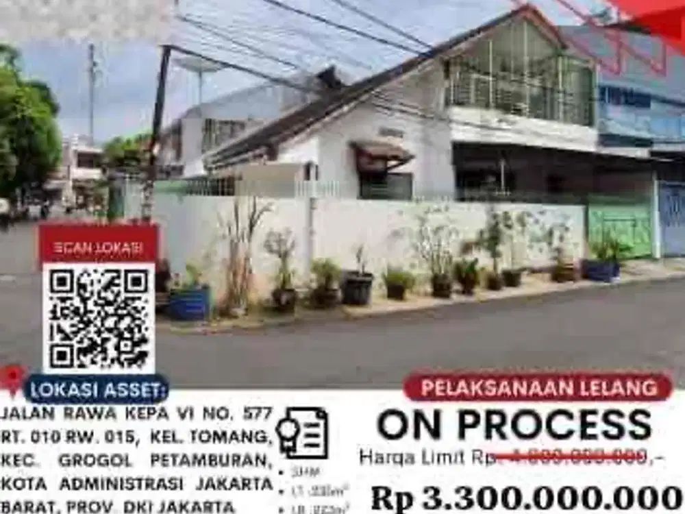 rumah mewah strategis  murah turun harga di tomang