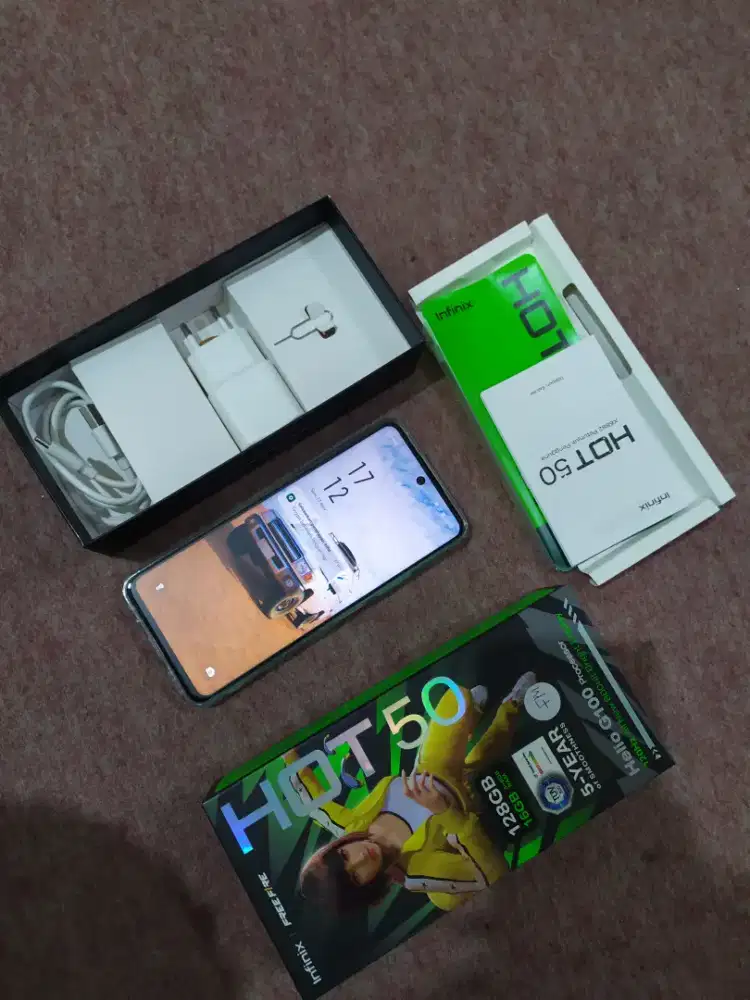 Infinix Hot 50 8+8/128GB Fullset Garansi April 2026 