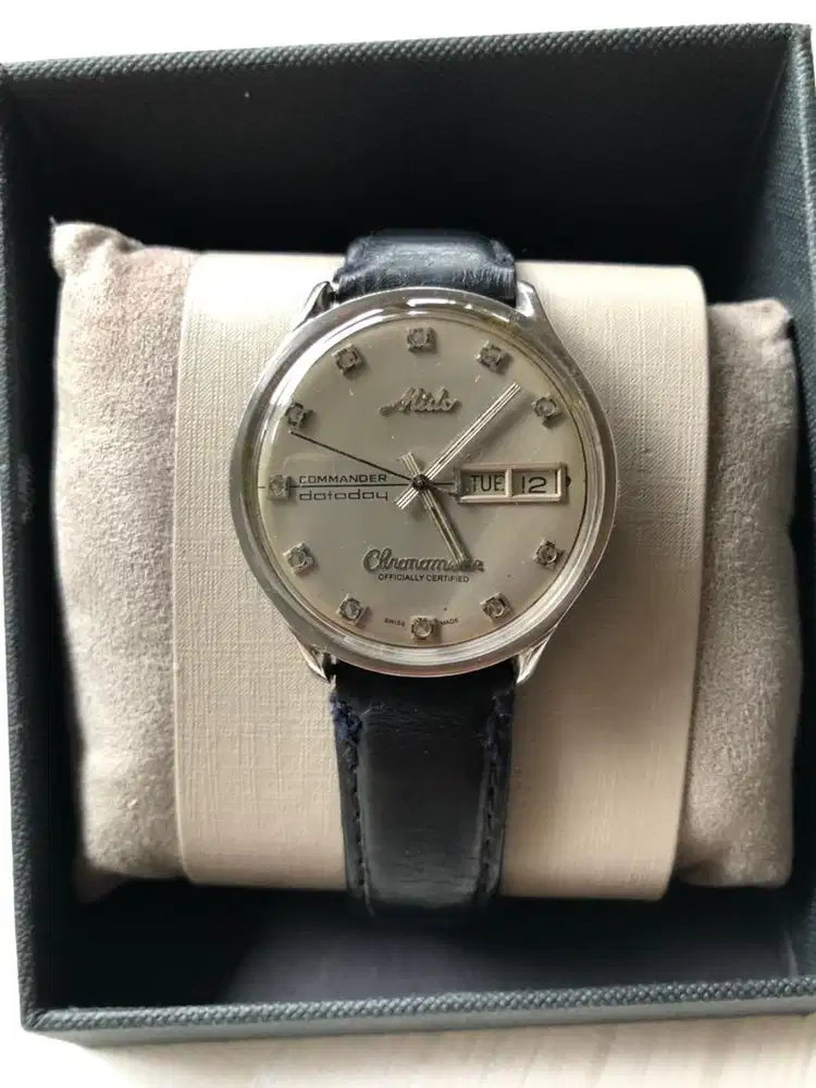 Jam mido commander vintage lawas mulus original