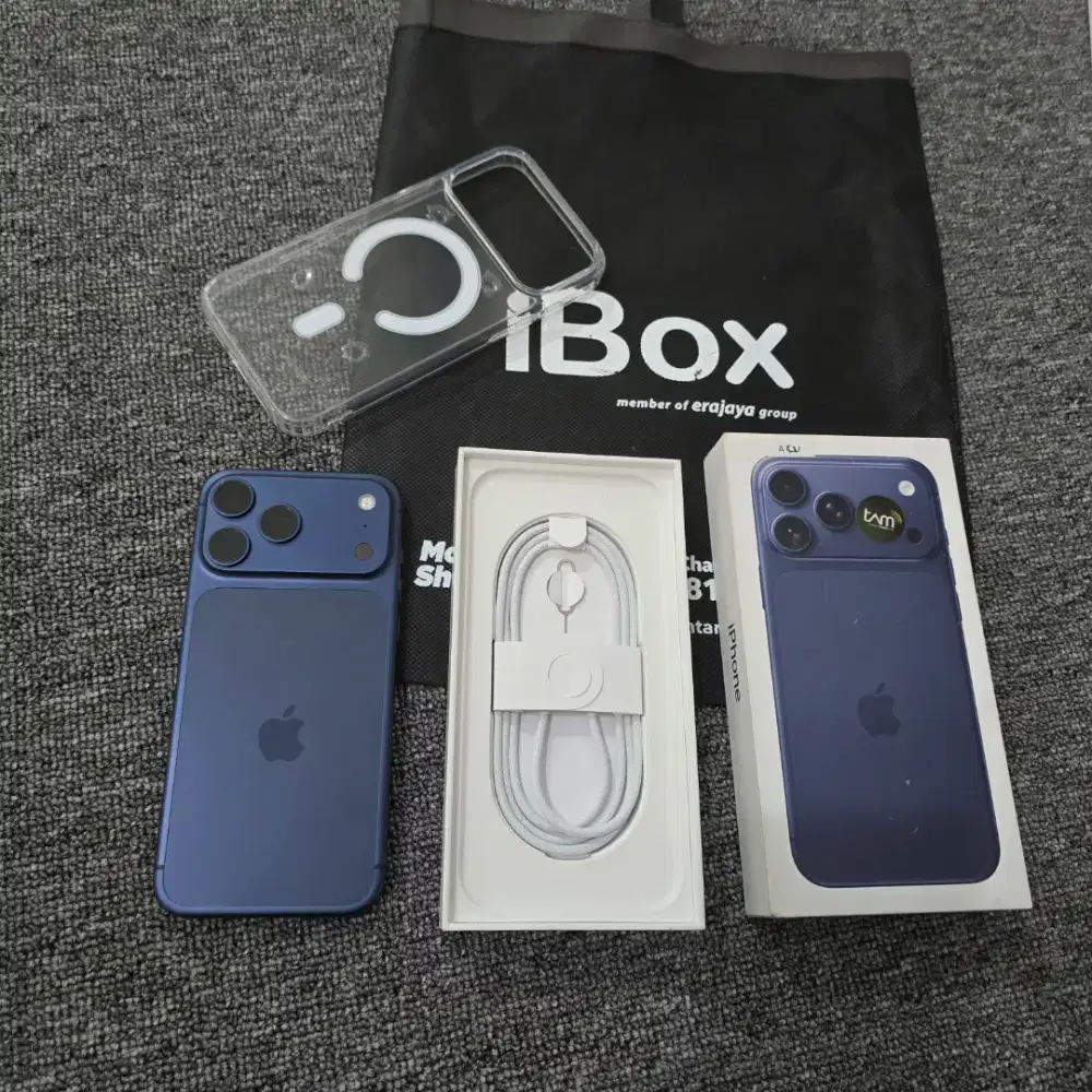 iPhone 17 Pro Max 256GB iBox belum lama pake