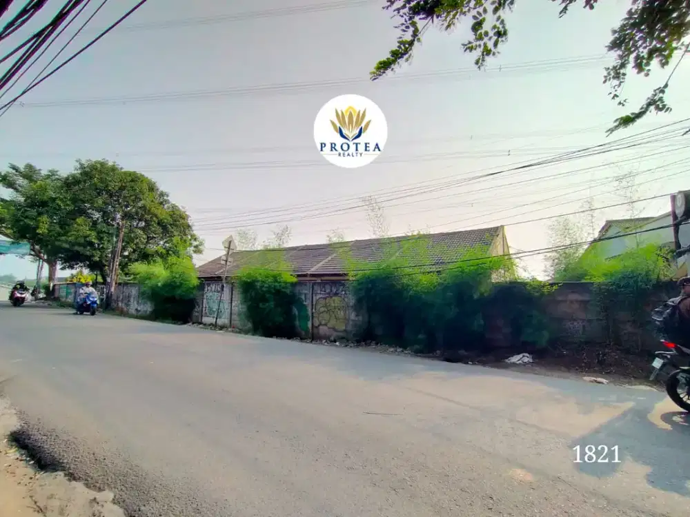 Dijual Tanah pinggir Jalan Raya Bukit, Serua Ciputat