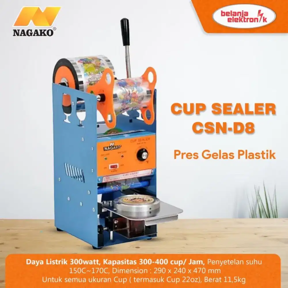 MESIN PRESS CUP GELAS PLASTIK MEREK NAGAKO