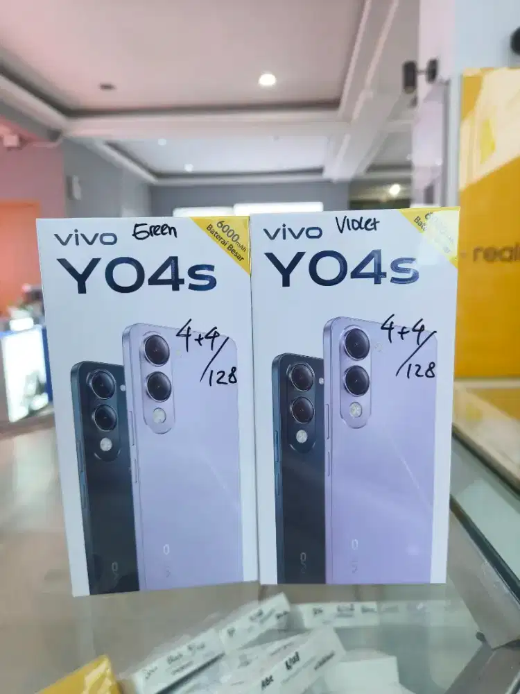 New Vivo Y04s 4+4/128 Resmi