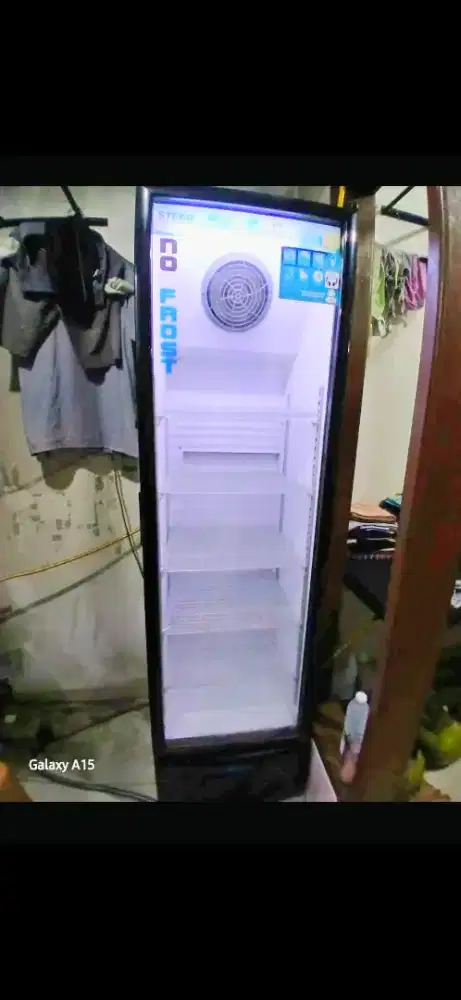 Jual bu kulkas pendingin minuman ukuran 5 rak tinggi merk STEKO