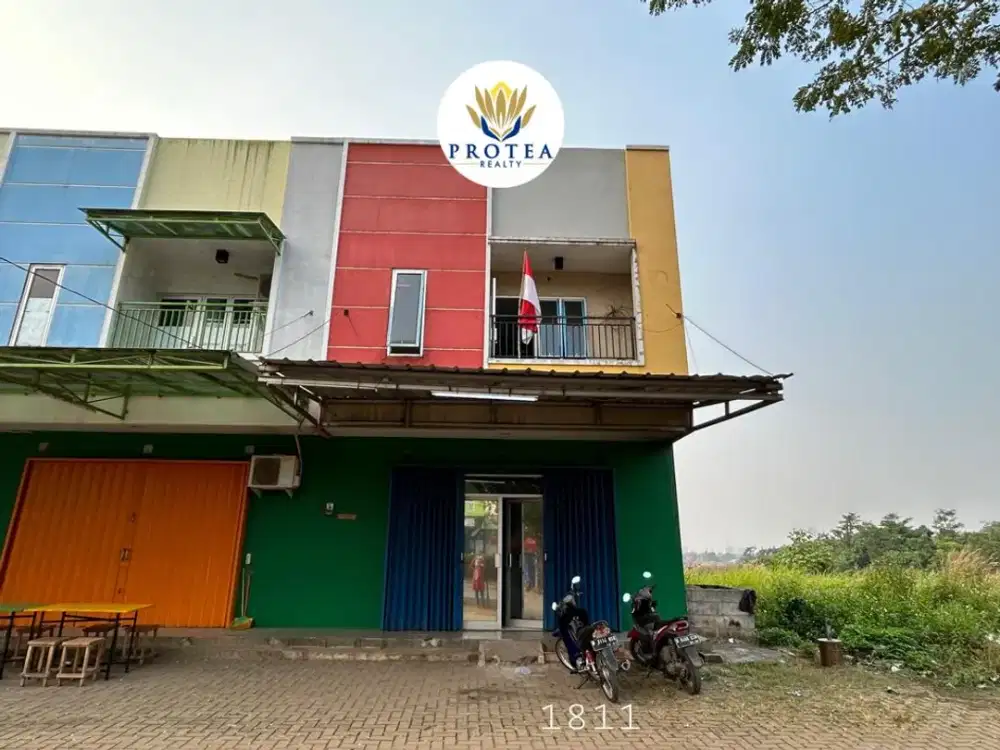 Beli 1 Ruko hook LT 124 m2 siap huni, bisa pengembangan  jadi 2 Ruko di Griya Suradita Cisauk
