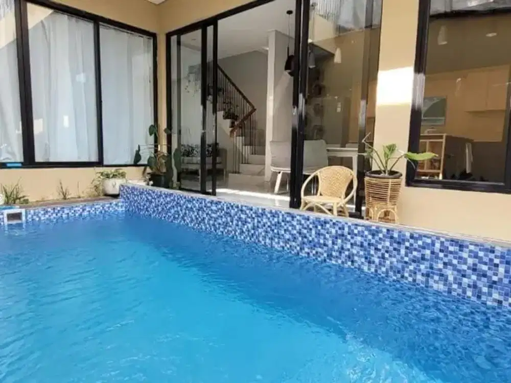 Rumah Minimalis Modern Di Resort Dago Pakar Bandung Ada Kolam Renang