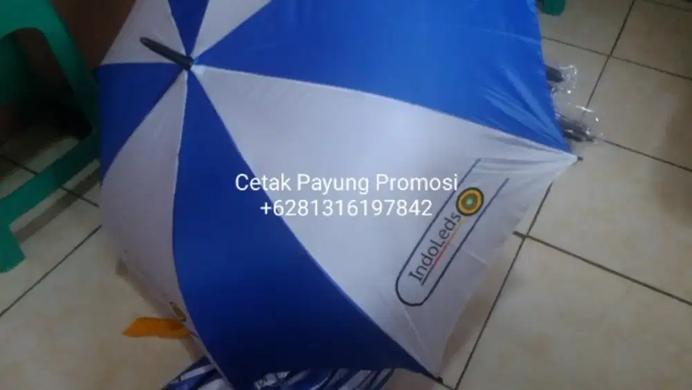 PAYUNG GOLF PAYUNG PROMOSI CETAK SABLON LOGO CUSTOM