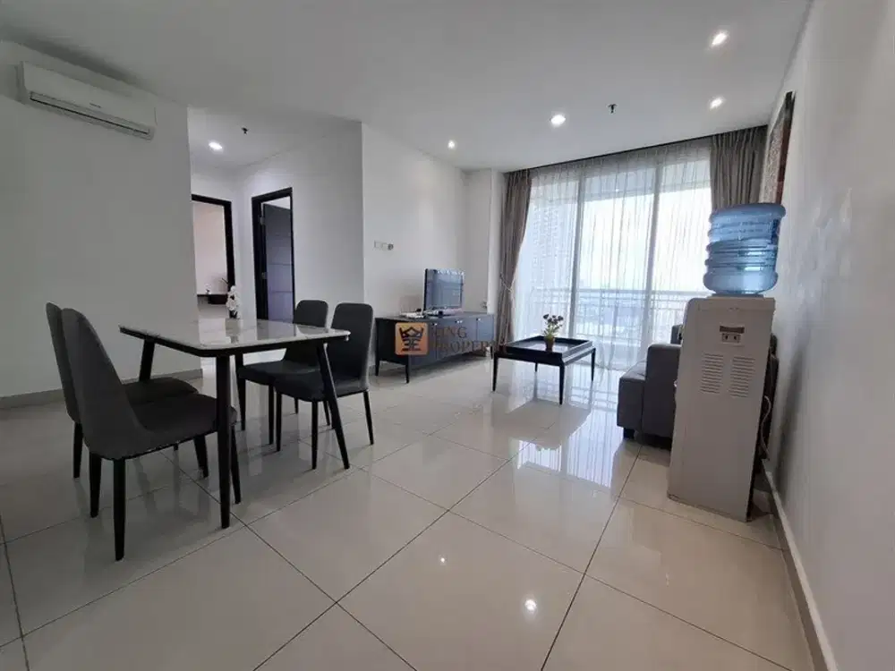Connecting Mall CP & Parkiran, Disewakan Apartemen Central Park Residences 2BR+1 Furnished Lengkap Siap Huni, Di Tanjung Duren Jakarta Barat